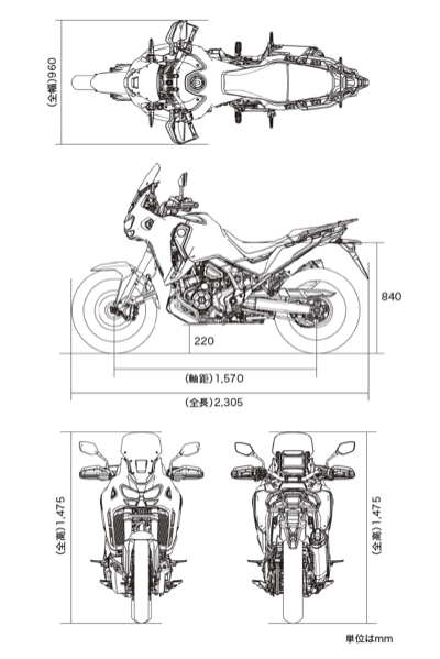 Honda Motorcycles visual reference